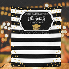 Lofaris Personalized College Graduation Backdrop Banner