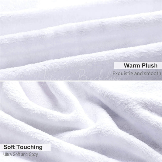 Lofaris Personalized Dog Photo Bones Doodle Mama Blanket