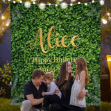 Load image into Gallery viewer, Lofaris Green Leaves Baby Shower Custom Backdrops for Photoshoot