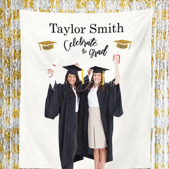 Lofaris Personalized High School College Graduation Backdrop Banner
