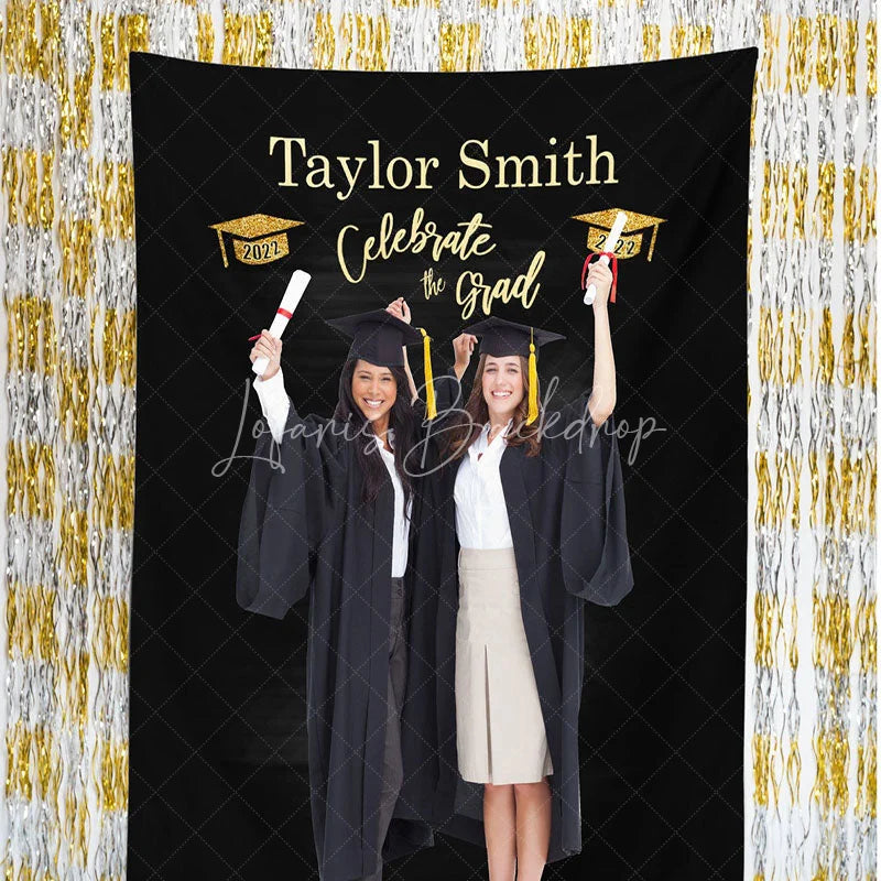 Lofaris Personalized High School Graduation Backdrop Decor