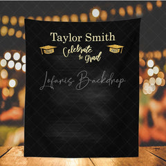 Lofaris Personalized High School Graduation Backdrop Decor
