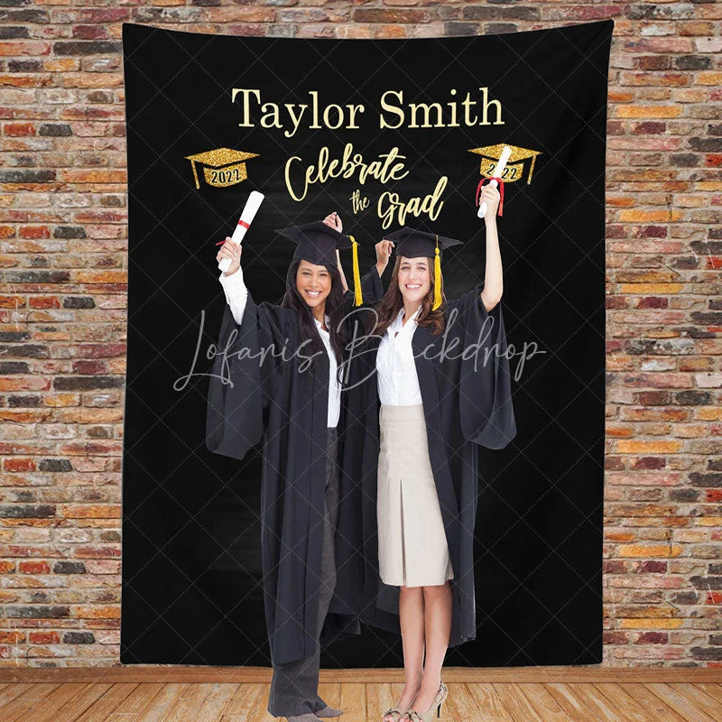 Lofaris Personalized High School Graduation Backdrop Decor