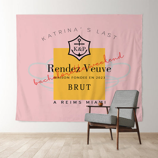 Lofaris Personalized Last Bachelorette Weekend Backdrop