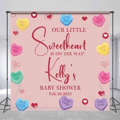 Lofaris Personalized Little Sweetheart Baby Shower Backdrop