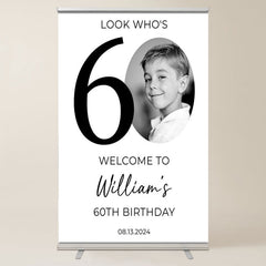 Lofaris Personalized Look Whos 60Th Birthday Welcome Sign