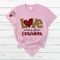 Lofaris Personalized Love Being Called Grandma Kids T - Shirt