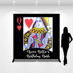 Lofaris Personalized Name Poker Happy Birthday Backdrop