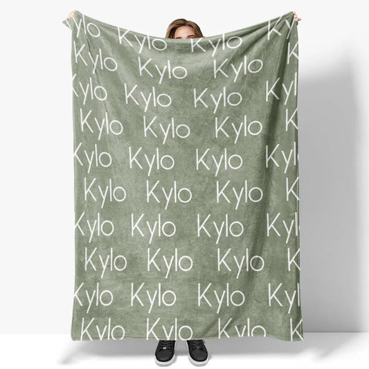 Lofaris Personalized Name Soft Blanket Gift For Kids Baby