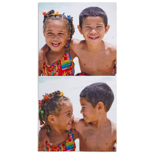 Lofaris Personalized Photo Collage Summer Beach Towel