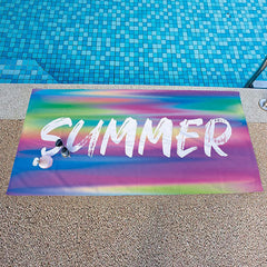 Lofaris Personalized Rainbow Pool Beach Towel For Adults