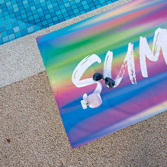 Lofaris Personalized Rainbow Pool Beach Towel For Adults