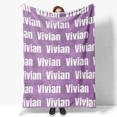 Lofaris Personalized Super Soft Name Family Blanket