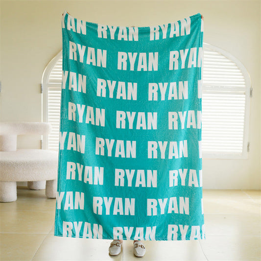Lofaris Personalized Super Soft Name Family Blanket