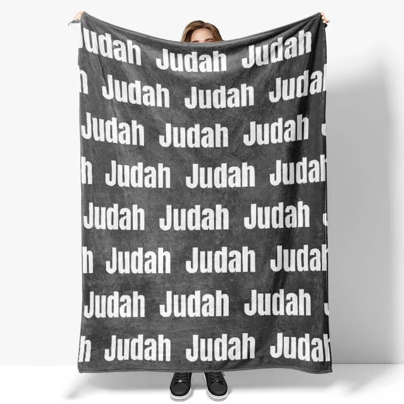 Lofaris Personalized Super Soft Name Family Blanket
