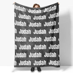Lofaris Personalized Super Soft Name Family Blanket