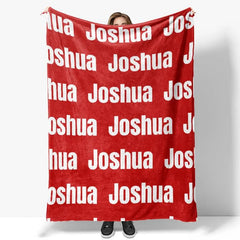 Lofaris Personalized Super Soft Name Family Blanket