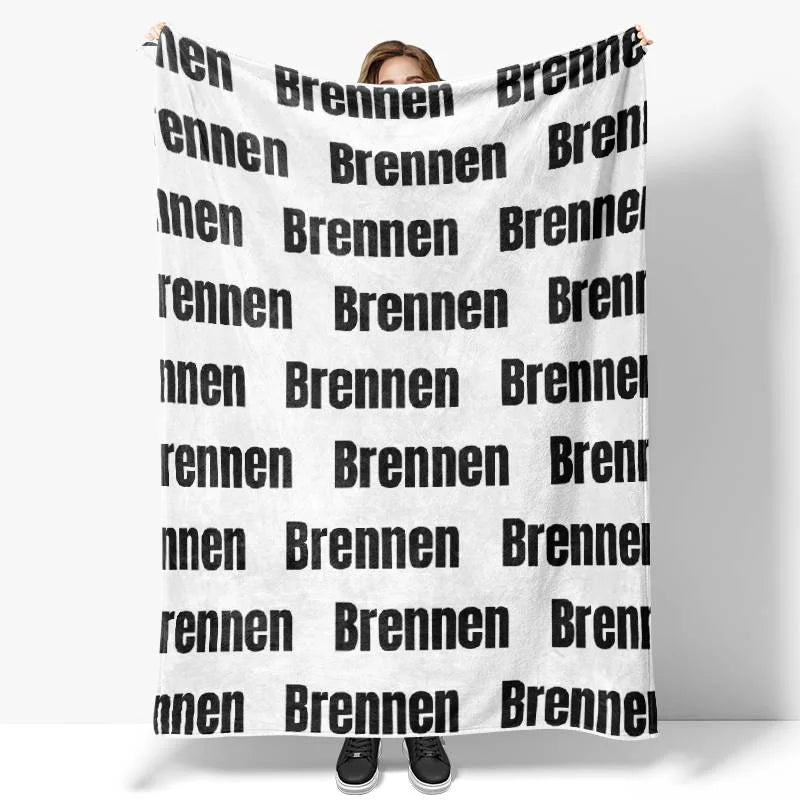 Lofaris Personalized Super Soft Name Family Blanket