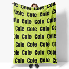 Lofaris Personalized Super Soft Name Family Blanket