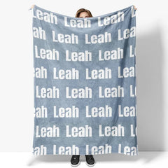 Lofaris Personalized Super Soft Name Family Blanket