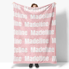 Lofaris Personalized Super Soft Name Family Blanket