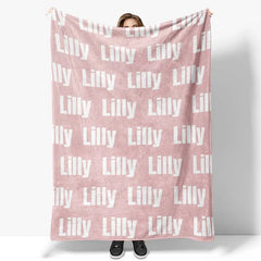 Lofaris Personalized Super Soft Name Family Blanket