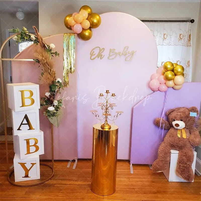 Lofaris Personalized Theme Party Uneven Arch Backdrop Kit