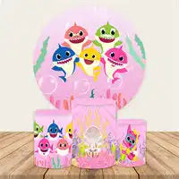 lofaris cartoon round backdrop kit