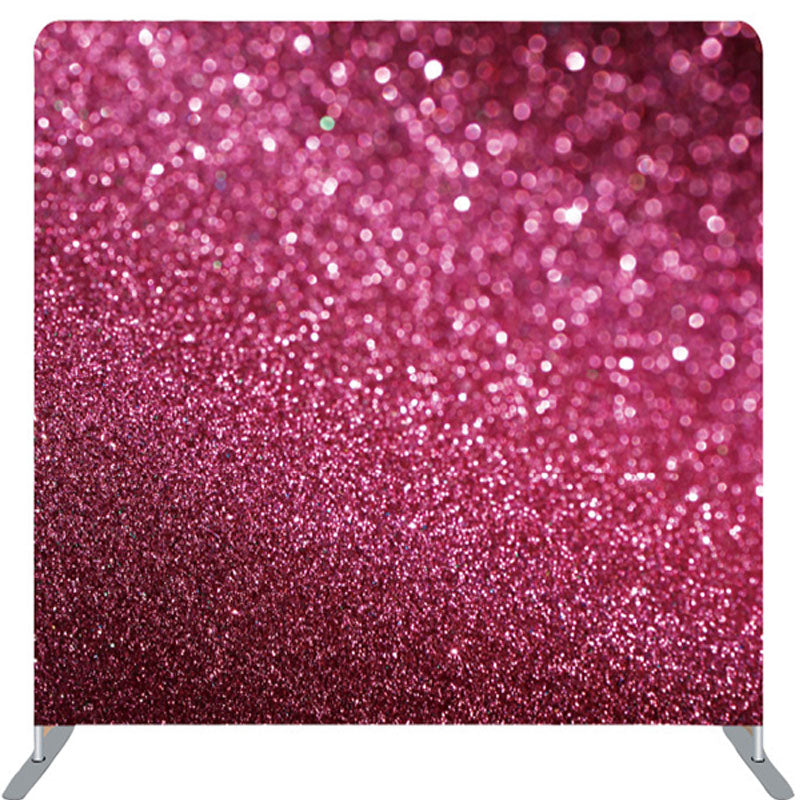 Lofaris Pink Sparkling Bokeh Fabric Backdrop Cover For Party