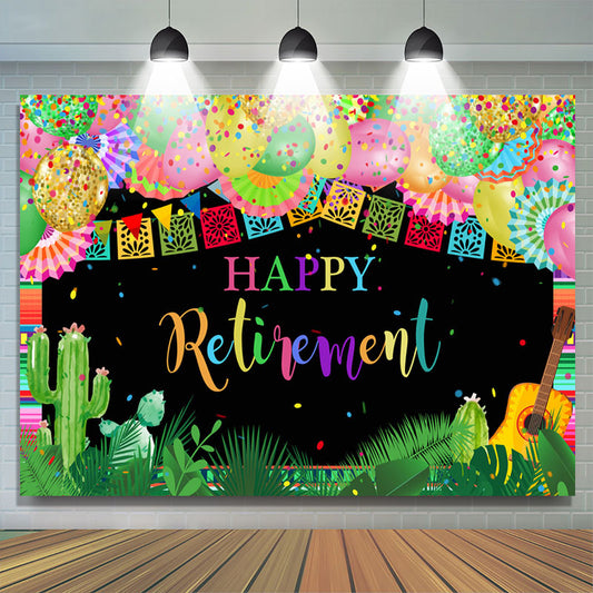 Lofaris Plant Multicolor Mexican Happy Retirement Backdrop