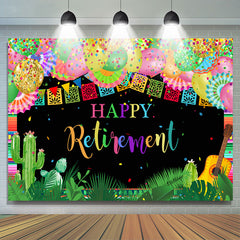 Lofaris Plant Multicolor Mexican Happy Retirement Backdrop
