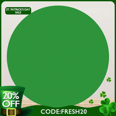 (Ship In 24HR) Green Screen Round Party Backdrop for Photography