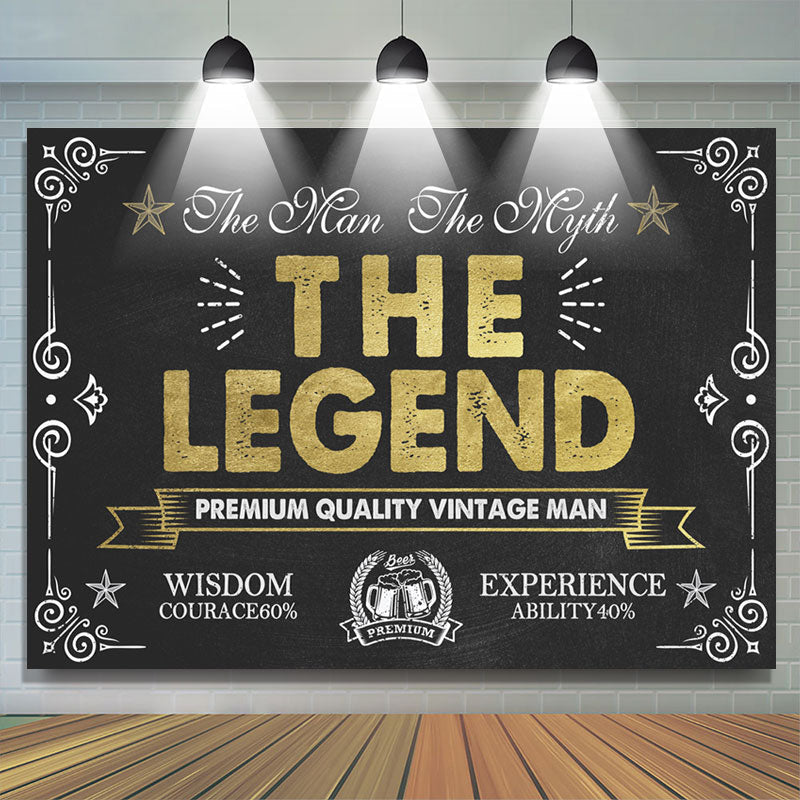 Lofaris Premium Quality Vintage Man Europe Classic Backdrop