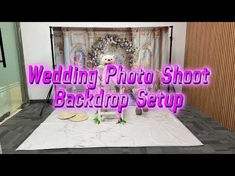 Luxury Gold White Door Wall Wreath Wedding Backdrop