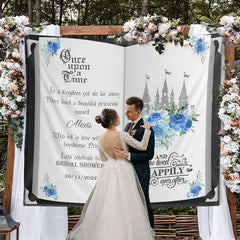 Lofaris Princess Castle Bridal Shower Backdrop Wedding Decor
