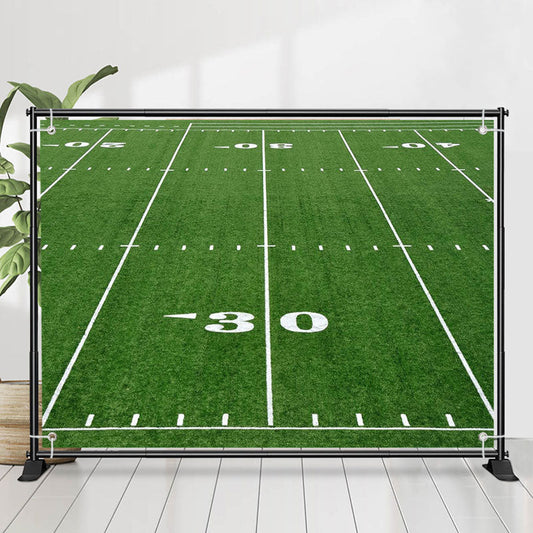 Lofaris Professional Football Field Lines Sports Backdrop