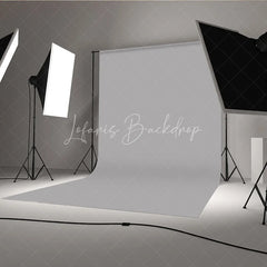 Lofaris Professional Solid Grey Portrait Backdrop For Studio