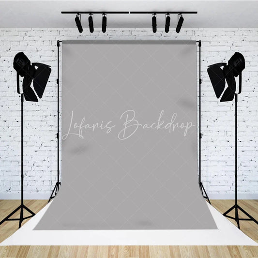 Lofaris Professional Solid Grey Portrait Backdrop For Studio