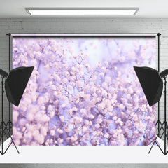 Lofaris Purple Floral Wonderland Spring Photography Backdrop