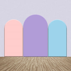 Lofaris Purple Pink Blue Theme Color Party Arch Backdrop Kit