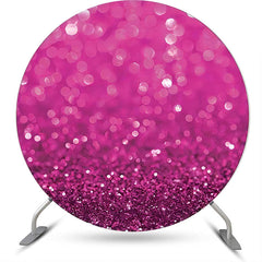 Lofaris Purple Solid Color Bokeh Circle Birthday Bakcdrop