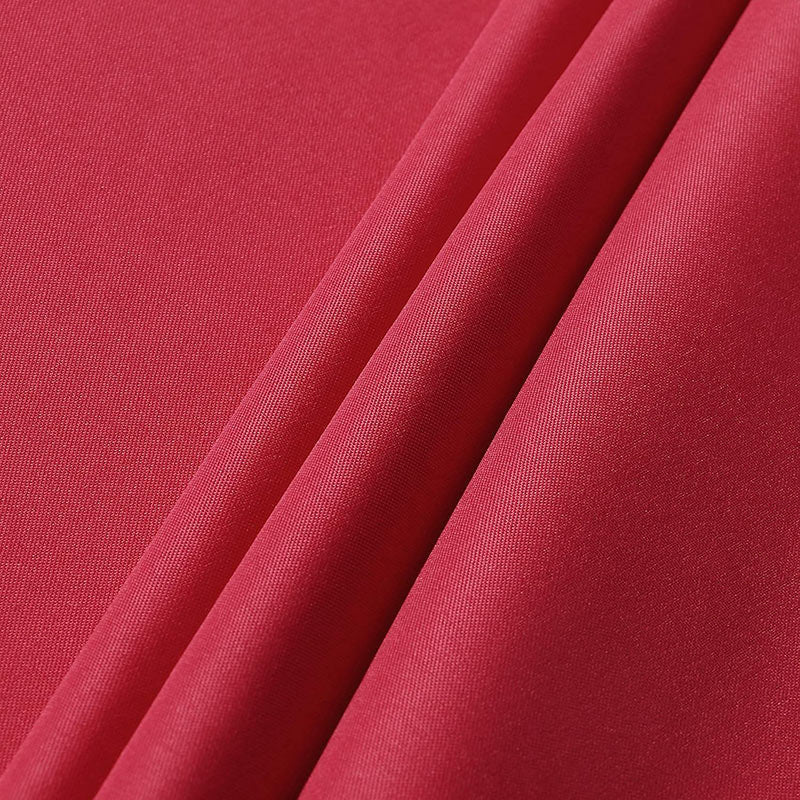 Lofaris Red 290 GSM Waterproof Polyester Round Tablecloth