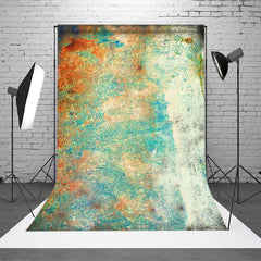 Lofaris Red Blue Rust Photography Abstract Textured Backdrop