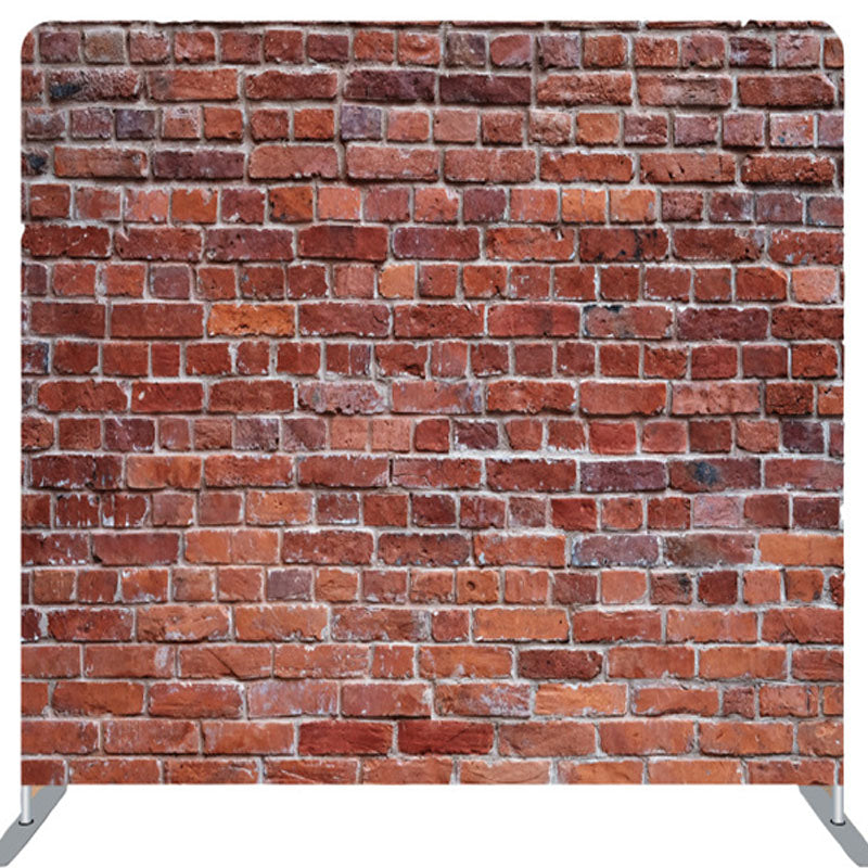 Lofaris Red Brick Wall Fabric Backdrop Cover For Decoration
