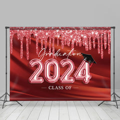Lofaris Red Dance Graduation Class Of 2024 Party Backdrop