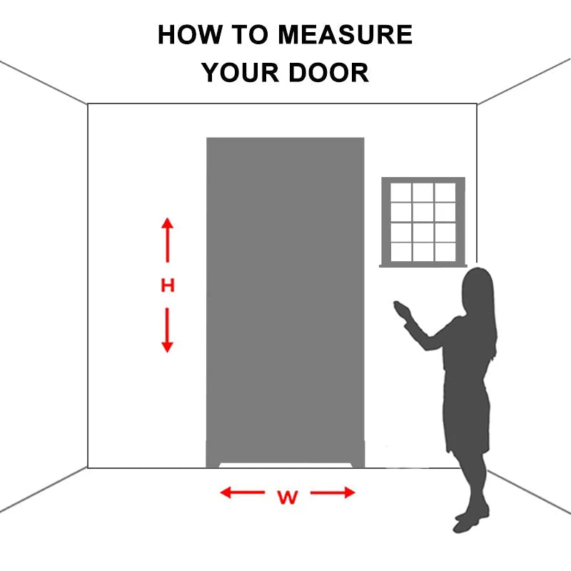Red Santa Claus Papery Merry Christmas Door Cover