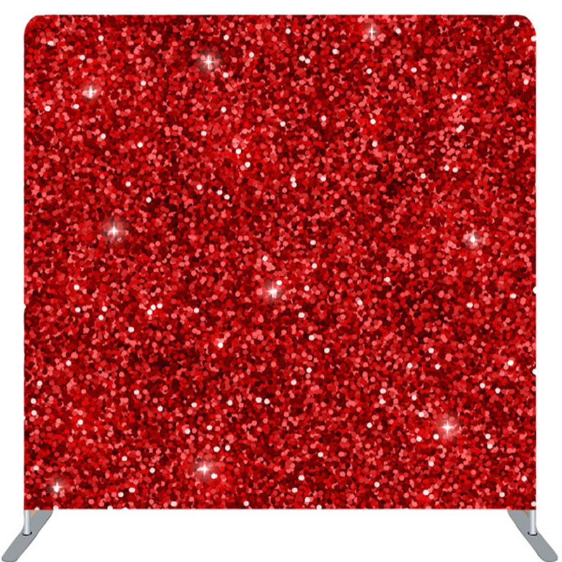 Lofaris Red Sparkling Fabric Backdrop Cover For Party Decor