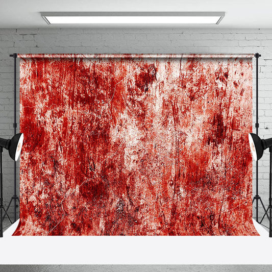 Lofaris Red White Scary Wall Backdrop For Halloween Party