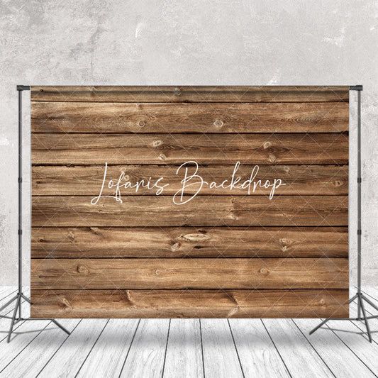 Lofaris Retro Brown Thread Wood Texture Photography Backdrop