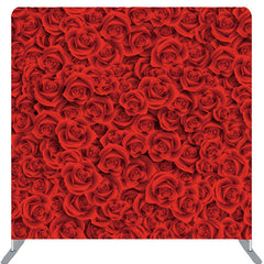 Lofaris Romantic Red Rose Wall Valentines Day Backdrop Cover